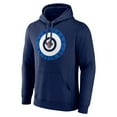 thumbnail image 2 of Men's Navy Winnipeg Jets Proclamation Pullover Hoodie, 2 of 3