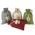 thumbnail image 4 of fastboy 24pcs Christmas Drawstring Bag Set Holiday Ornament Gift Bags Party Supplies, 4 of 6
