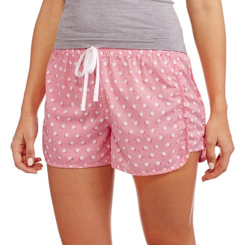 Women's Poplin Woven Sleep Shorts with 