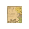 thumbnail image 4 of Historic County Map - Sacramento County California - Phinney 1911 - Vintage Wall Art, 4 of 4
