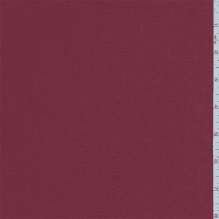 Cotton Shirting Fabric - Deep Brick Red Gabardine Shirting, Fabric By the Yard