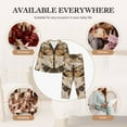 thumbnail image 7 of Naloa Vintage Dragonfly Artwork Pajamas for Women Set, Womens Pajama Sets, Lounge Sets for Women, 2pjs for Women-Small, 7 of 7
