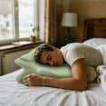 thumbnail image 6 of Couple Pillow Back Cushion, Back Cushion, Wedge Pillow Memory Foam, Posture Support Memory Foam Cushion Leg Wedge for Sitting and Lying Chest and Back, 6 of 8