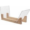 thumbnail image 2 of Vinyl Record Storage Rack? Stack up to 50 albums, 7 or 12 inch vinyl records? Solid Wood Organizer with Clear Acrylic Ends? Show Singles Yes, 2 of 5