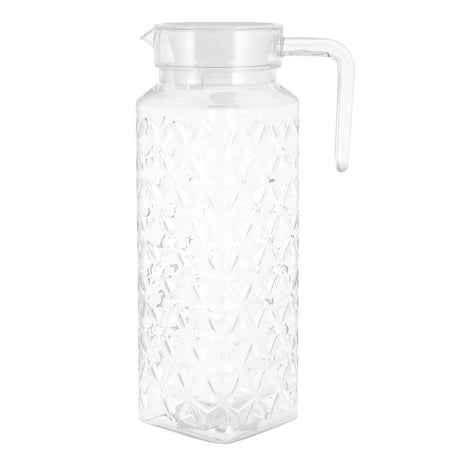 

Carafe Glass Water Jugs Night Dispensers Beverage Cold Tea Juice Orange Nightstand Bedroom Fridge Bedside Pitcher Iced