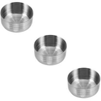 Hemoton 3pcs Cocktail Shaker Lid Replacement Stainless Steel Shaking Cup Lid Shaking Tumbler Cover