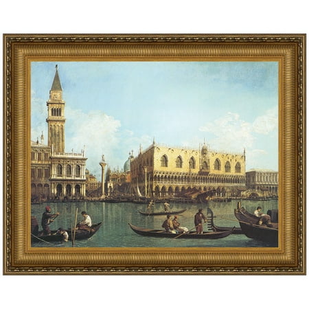 - Design Toscano View of the Bacino di San Marco, St. Mark's Basin, 1730 - 1735 by Antonio Canaletto Framed Painting Print