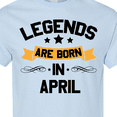 thumbnail image 4 of Inktastic Legends Are Born in April T-Shirt, 4 of 5