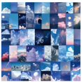 thumbnail image 1 of Calcomanías de vinilo con diseño de cielo azul, nube y luna, 56 unidades, 1 of 2