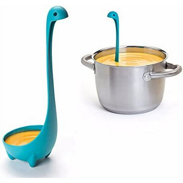 Nessie Louche Loch Ness Monster Soup Spoon Blue
