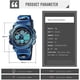 thumbnail image 4 of Reloj deportivo digital para niños, relojes deportivos impermeables para exteriores para niños y niñas, relojes electrónicos casuales analógicos para niños, 4 of 5