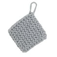 thumbnail image 2 of Cojín de taza resistente al calor, creativo, para el hogar, mantel individual, absorbente, tejido Gris claro 19cm, 2 of 9
