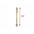 thumbnail image 2 of Fits Royal Enfield Classic Golden Solid Brass Flag Rod 7.5'' Long, 2 of 2