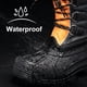 thumbnail image 2 of Botas de nieve ALEADER impermeables para clima frío e invierno para hombre, negro/naranja, 2 of 6