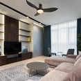 thumbnail image 4 of 45" 3 Blade Low Profile Indoor Smart Ceiling Fan with Light and Remote, 4 of 6