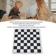 thumbnail image 4 of PU Leather Chessboard, Chess Mouse Pad 24x23.6cm Tear Proof Easy To Clean Wear   For Gift, 4 of 8