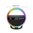 thumbnail image 3 of RYRDWP 15W Wireless Charger With Ambient Lighting Bluetooth Speaker With Lights Galaxy Star Projector Table Lamp And Alarm Clock Night Light Bedside Lamp, 3 of 9