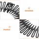 thumbnail image 3 of EXHUMKY Accesorio De Peine Negro Para Sostener Durante Ejercicio Y Actividades Diarias, 3 of 7