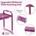 thumbnail image 6 of Colwelt Folding Garden Kneeler, Portable Garden Kneeler Seat Bench with Tool Pouch and Gloves, Garden Kneeler Stool with Rugged & Sturdy Steel Frame(Purple), 6 of 9