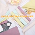 thumbnail image 4 of 12 Pieces Big Eyeglasses Cleaning Cloth Microfiber Glass Cleaning Cloths, Fish Scales Glass Cloth, Reusable Fish Scale Mirror Rags, 4 Colors for Cleaning Eyeglasses, Windows, 4 of 7