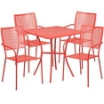 thumbnail image 2 of 28SQ White Patio Table Set, 2 of 5