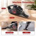 thumbnail image 4 of WHALLULTRA Cordless Handheld Vacuum Cleaner with Charging Dock, Lightweight Portable Design for Home Daily Cleaning, Countertop/Compact Storage, 4 of 7
