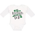thumbnail image 3 of Inktastic St. Patrick's Day The Leprechauns Made me Do It Boys or Girls Long Sleeve Baby Bodysuit, 3 of 5