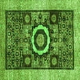 thumbnail image 1 of Ahgly Company Indoor Square Abstract Green Modern Area Rugs, 4' Square, 1 of 4