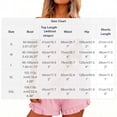 thumbnail image 3 of Qiopertar Women's 2 Piece Satin Pajama Set Ruffle Tank Top and Shorts Sleepwear Loungewear Bridal Pajamas Casual Comfy Elastic Waistband Loose Fit, Pink S, 3 of 6