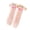 Pink, variant on Circulation Compression Socks for Women Men Solid Color Funny Cute Cute Big Eyes Thickened Warm Plush Middle Tube Socks Breathable Casual Socks