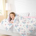 thumbnail image 4 of Castle Fairy Stars Unicorn 2Pcs Bedding Comforter Set,Magical Horse Twin Comforter Sets,Pink Blue Breathable Bedding Set for Girls Kids,Luxury Bedroom Decor, 4 of 8