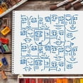 thumbnail image 6 of Tribal Faces Drawing Painting Stencils Templates (11.8x11.8inch) Plastic Tribal Faces Stencils Decoration Square Stencils for Painting on Wood Floor Wall and Fabric, 6 of 7