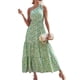 thumbnail image 1 of Vestido Maxi Floral PRETTYGARDEN con un Hombro y sin Mangas XL, 1 of 5