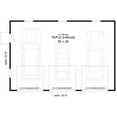 thumbnail image 6 of 763-8642: Garage Traditional 0 Bed, 0 Bath Luxury Home Plan, 0 Sq Ft: Full Blueprints with License to Build by Home Plan Marketplace - Lesuto, 6 of 6