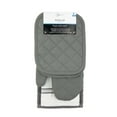 Mainstays Kitchen Towel, Oven Mitt & Pot Holder Kitchen Set, 5 Piece, Gray