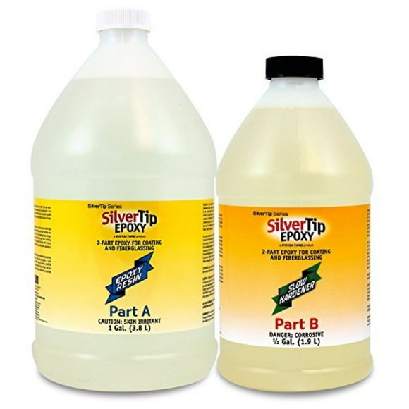 System Three SilverTip Epoxy Resin with Slow Hardener, 1.5 Gallon Kit