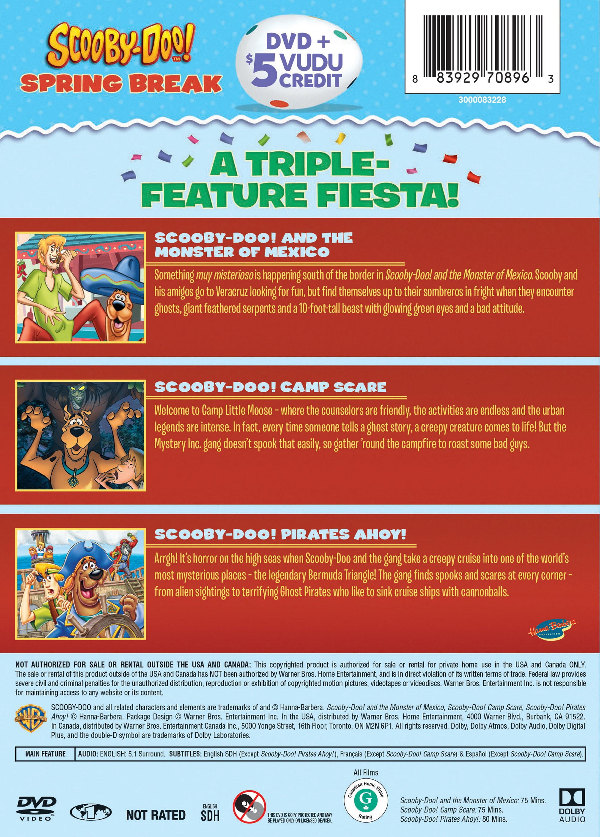 Scooby-Doo Spring Break Triple Feature (Scooby-Doo and the Monster