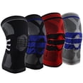 thumbnail image 1 of Rodilleras deportivas de silicona con soporte de resorte para baloncesto, ciclismo, montañismo, running, fitness, equipo de protección para exteriores, 1 of 5