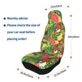 thumbnail image 4 of Vsdgher Fruits Vegetables And Berries Automotive Seat Covers for Cars Trucks and SUVs – Car Seat Covers for Truck Seat Protectors Set of 2, 4 of 7