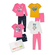 365 Kids From Garanimals Girls Mix & Match Kid-Pack Gift Box, 8-Piece Outfit Set, Sizes 4-10