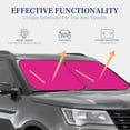 thumbnail image 4 of Fotbe Darkmagenta Juego de 2 Piezas de Parasoles para Parabrisas | Bloqueador Solar para Auto | Accesorios Plegables para Protección Solar Interior-Medium, 4 of 6