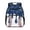 Baseball Drip Print, variant on Police Car Print Kids School Backpack 13.5 Inch Water Resistant Breathable Preschool Bookbag with Adjustable Padded Straps for Boys Kindergarten Primary School
