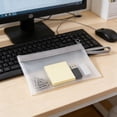 thumbnail image 6 of A6 Frosted TPU Storage Bag, Clear Frosted A6 Waterproof Portable File Bag, Mini Handheld Document Pouch, Office Supply for Small Paper and Stationery, 6 of 6