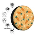 thumbnail image 4 of Logiee Love Carrot Print Spare Tire Cover, Universal Wheel Protectors,Waterproof Dust-Proof UV Sun Wheel Tire Cover,Fit for SUV, RV, Travel Trailer, Truck-14 inch, 4 of 6