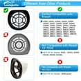thumbnail image 4 of 6/4/3/2/1pcs Filter Replacement For Bissell 3-In-1 Lightweight Stick 38B1 38B1L 1059 Vacuum Cleaner 203-7423 Vacuum Filter Compare To Part Number 2037423 & 2037424, 4 of 8