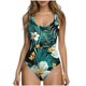 thumbnail image 3 of TaTaai Removable Bra Floral Print Bikini Set, Women's Backless Strappy Swimsuit, Non-Wired High Cut Design for Poolside and Summer Activities Gift, 3 of 6