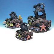 Angle View: Penn Plax Sunken Urns Aquarium Ornament