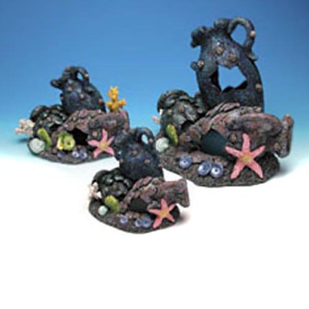 Penn Plax Sunken Urns Aquarium Ornament