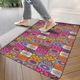 thumbnail image 3 of Bohemian Color Geometric Design (1) Door Mat 30 X 17 Inch Welcome Doormat Indoor Outdoor Entrance Floor Mat Non Slip Spring Summer Decor Rubber Mats, 3 of 6