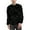 Black, variant on Mens Glitter Sequin Sweatshirt Long Sleeve Pullover Tops with Ribbed Gold XL